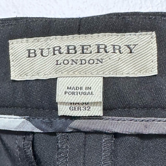 Burberry Stretchy Straight Leg Flat Front Women’s Pants Size 2 - Picture 11 of 12